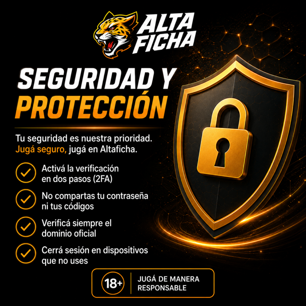 Consejos para proteger la cuenta de Altaficha y evitar descargas o accesos inseguros